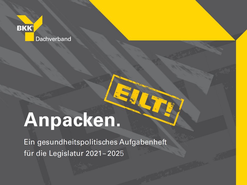 Cover der BKK Broschüre zur Bundestagswahl 2021