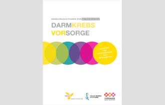Cover der Broschüre Handlungsleitfaden zur betrieblichen Darmkrebsvorsorge